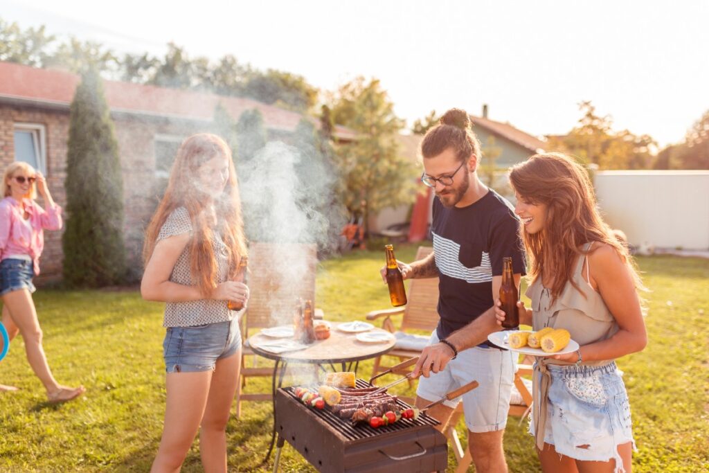 Barbacoa entre amigos