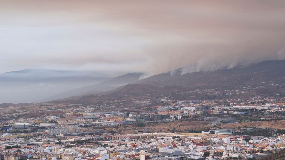 La UME suma efectivos para luchar contra el fuego de Tenerife, el peor de las islas en 40 años