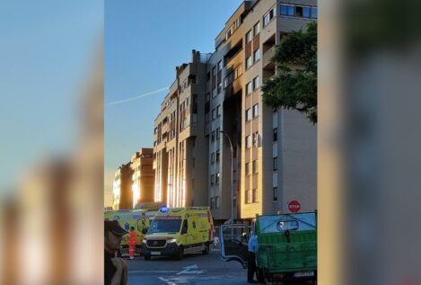 Ocho hospitalizados por una explosión en una edificio en Valladolid