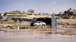 Imágenes del este de Libia durante el paso de la tormenta «Daniel»