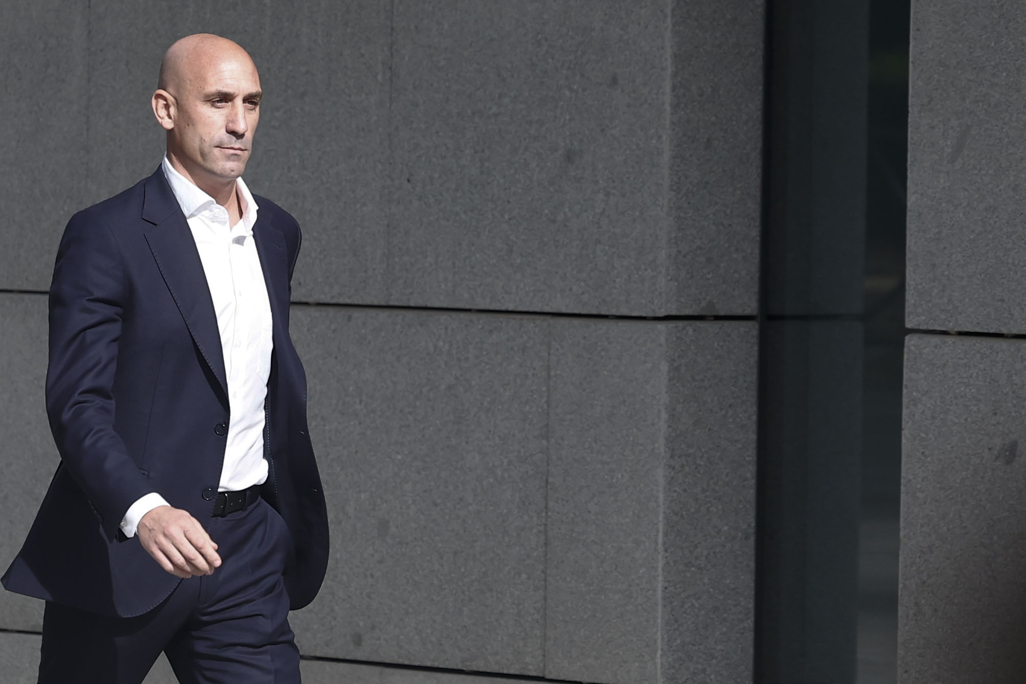 Luis Rubiales llega a la Audiencia Nacional