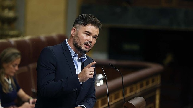 Rufián, sobre el bloqueo del PP a la elección de Ribera en la UE: «Es un curioso patriotismo»