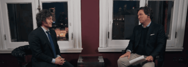 Milei bate récords con su entrevista más polémica: «El Papa defiende a los dictadores»