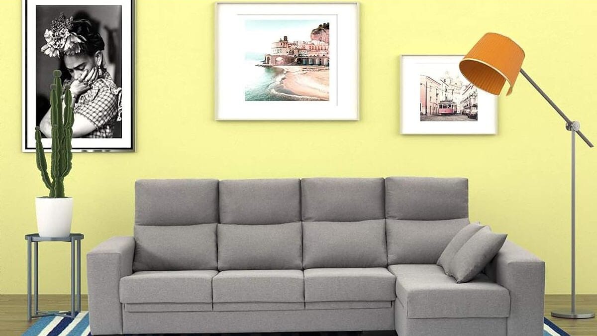 El imprescindible para tu hogar: consigue este sofá chaise longue de 4  plazas ¡con más