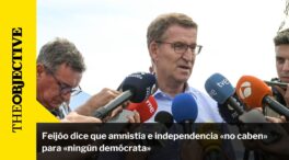 Feijóo dice que amnistía e independencia «no caben» para «ningún demócrata»