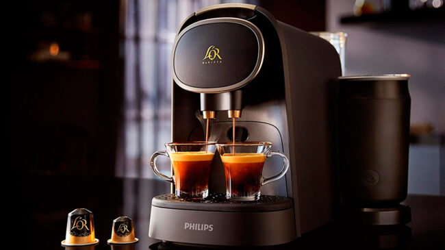 Alegra tu vuelta al trabajo con la cafetera Philips L'Or Barista y su 48% de descuento en Amazon