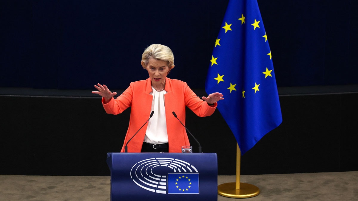 Von der Leyen ignora a Sánchez y el semestre europeo en su discurso del estado de la UE