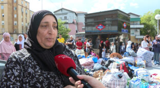 Marroquíes y españoles del barrio madrileño de Usera se movilizan para ayudar a Marruecos