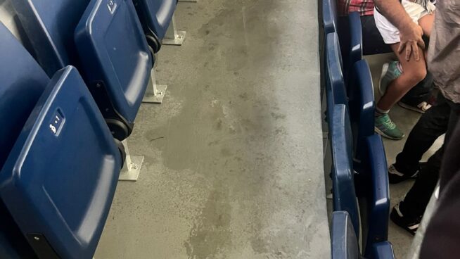 Goteras en el Santiago Bernabéu