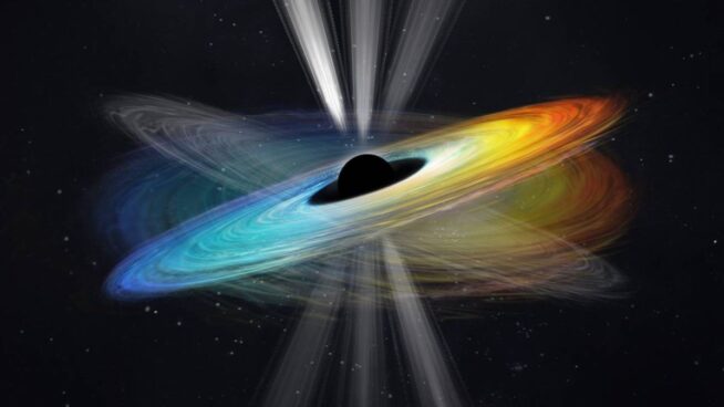 Primera evidencia de rotación de un agujero negro supermasivo