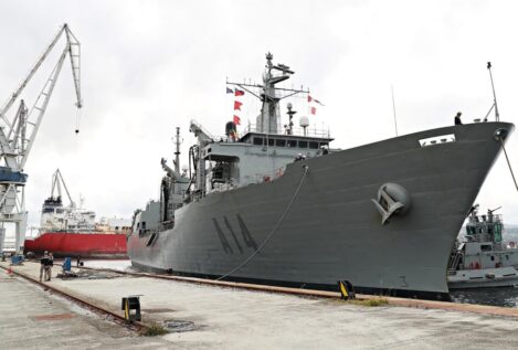 El buque Patiño zarpa de Ferrol para integrarse en una flota de la OTAN por la guerra de Ucrania