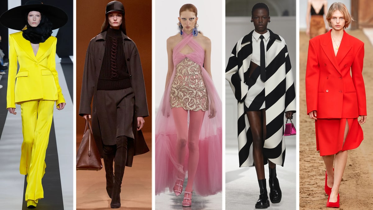 Los cinco colores tendencia que teñirán la moda femenina durante esta temporada