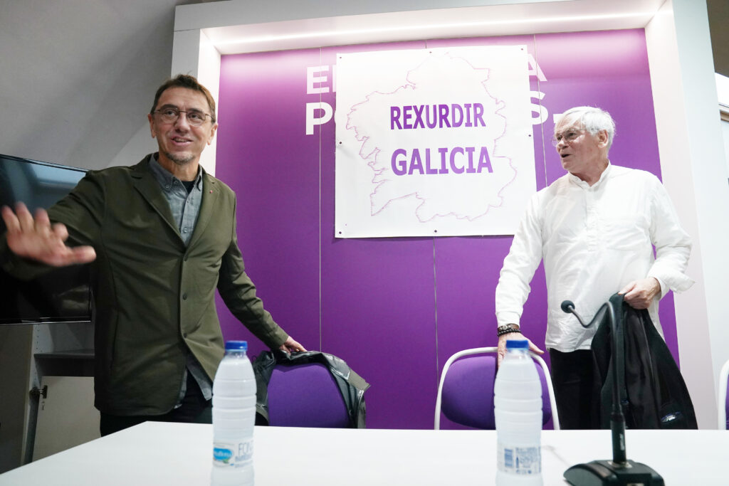 Juan Carlos Monedero en Galicia en diciembre 2022