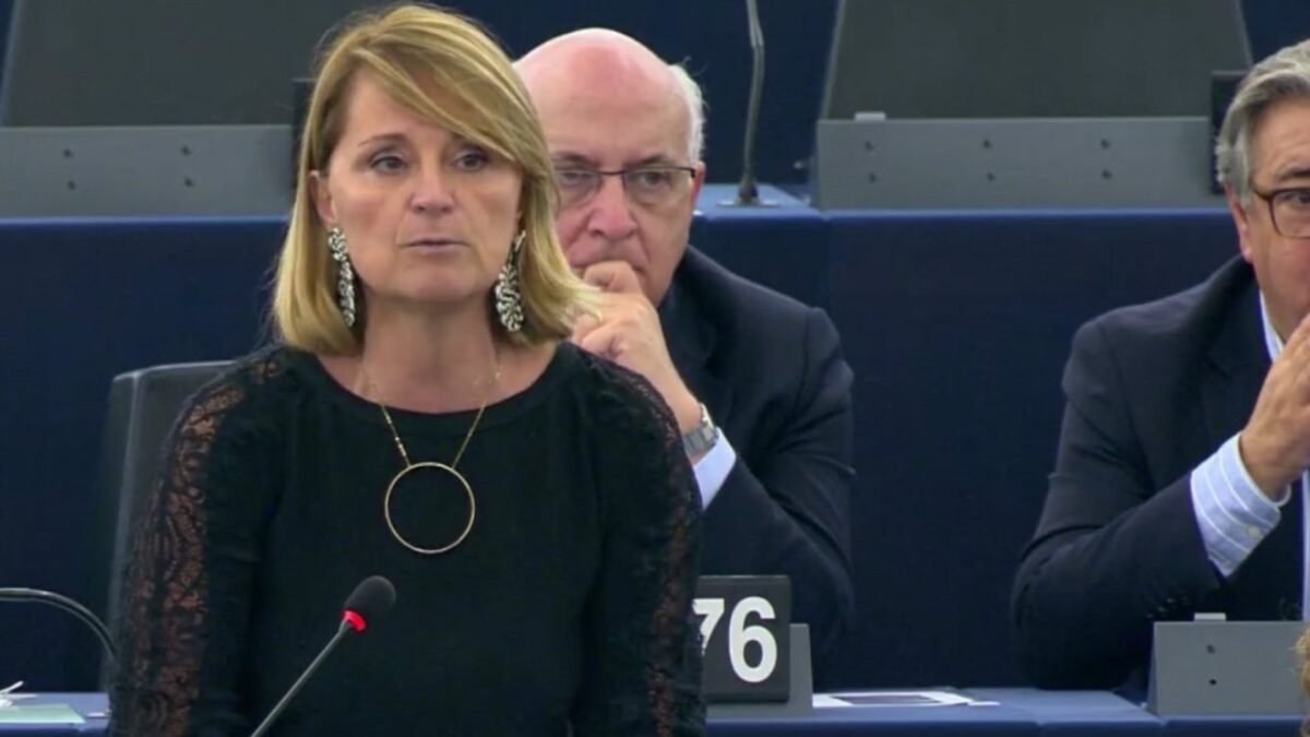 El PP se queja por la retirada de la palabra a una eurodiputada que criticaba la ‘ley del sí es sí’