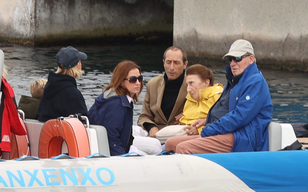 Juan Carlos I y su familia en Sangenjo