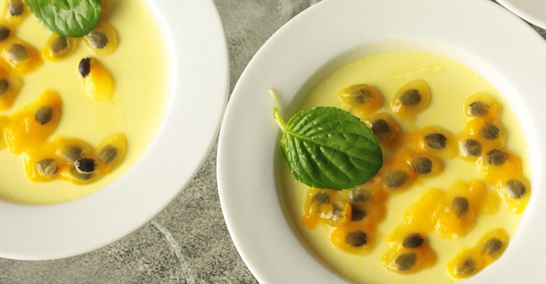 Mousse de parchita: un postre contra el calor