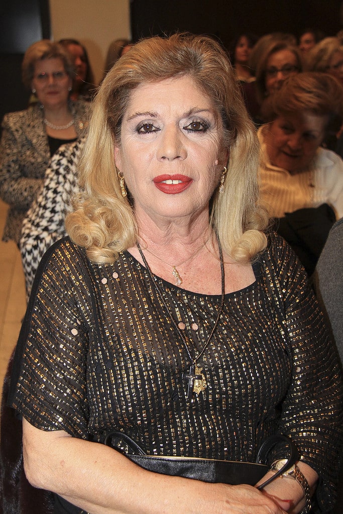 María Jiménez durante un acto público en Sevilla