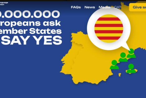 La 'ONG del catalán' oculta el coste de sus anuncios en medios de comunicación de la UE