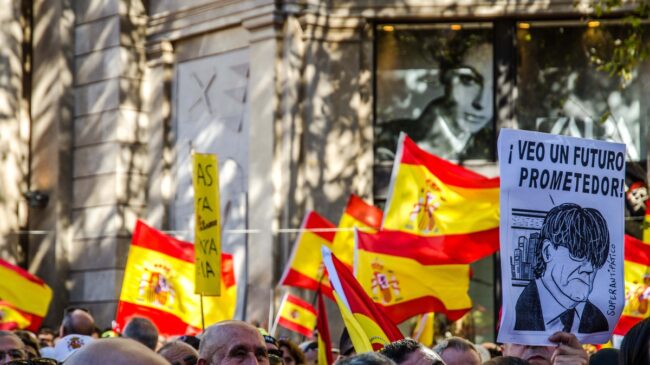 Horario y recorrido de la manifestación del 8 de octubre en Barcelona contra la amnistía