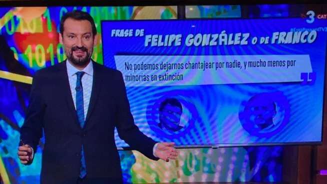 Dos comunicadores de TV3 participarán en un «especial Puta España» el Día de la Hispanidad
