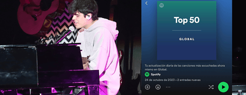 El español Íñigo Quintero destrona a Bad Bunny y Taylor Swift en Spotify a nivel mundial