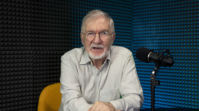 Fuera de micrófono con Joaquín Arozamena