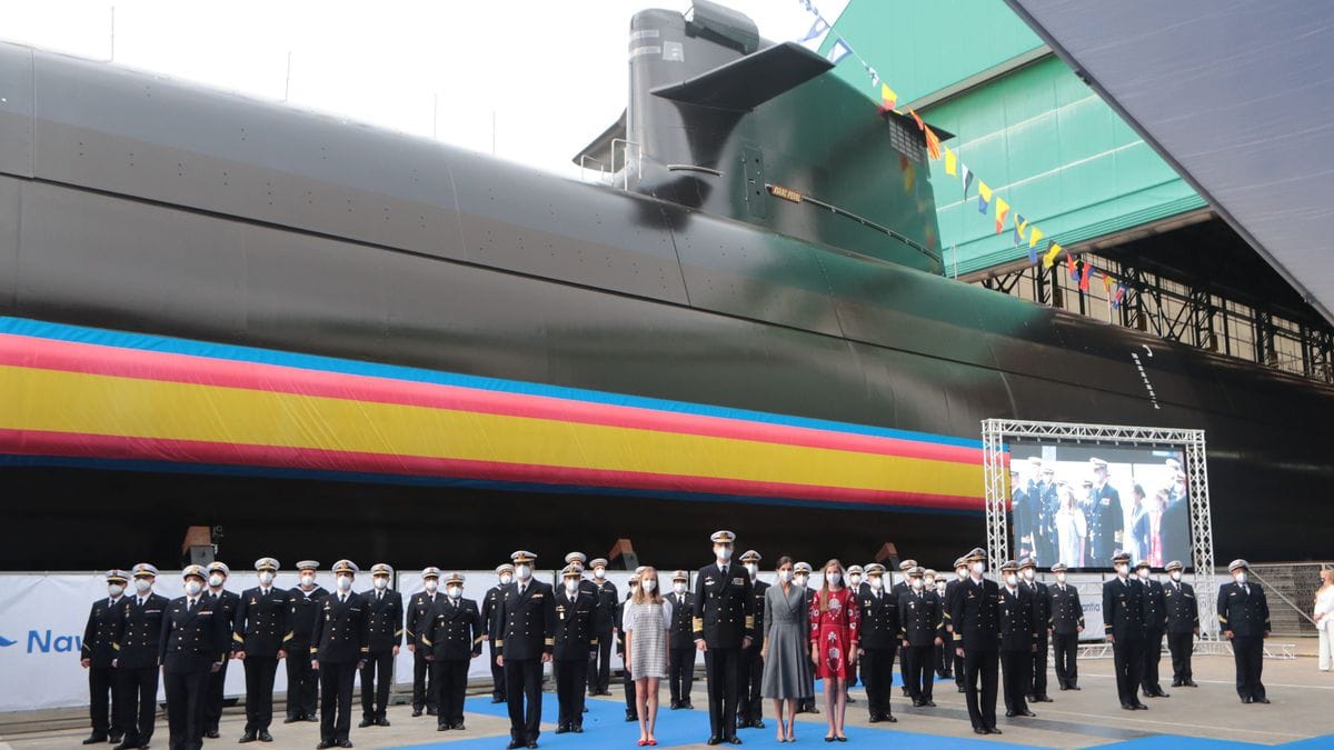 Leonor se estrenará como heredera en la entrega del nuevo submarino a la Armada