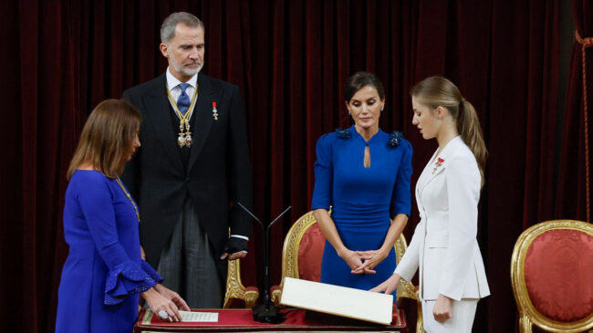 La princesa Leonor jura la Constitución y ya es la heredera al trono de España