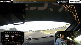 THE OBJECTIVE 'vuela' a 252 km/h en el McLaren 'español' que triunfa en Europa
