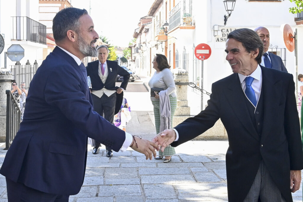 Santiago Abascal y José María Aznar