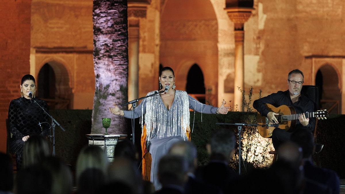 La cantaora Marina Heredia actúa para los líderes europeos con versos de Lorca