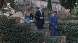 El encuentro entre el rey Felipe VI y Pedro Sánchez en La Alhambra