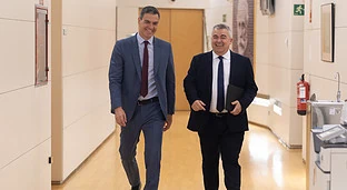 Santos Cerdán se incorpora por sorpresa a la dirección del grupo socialista en el Congreso