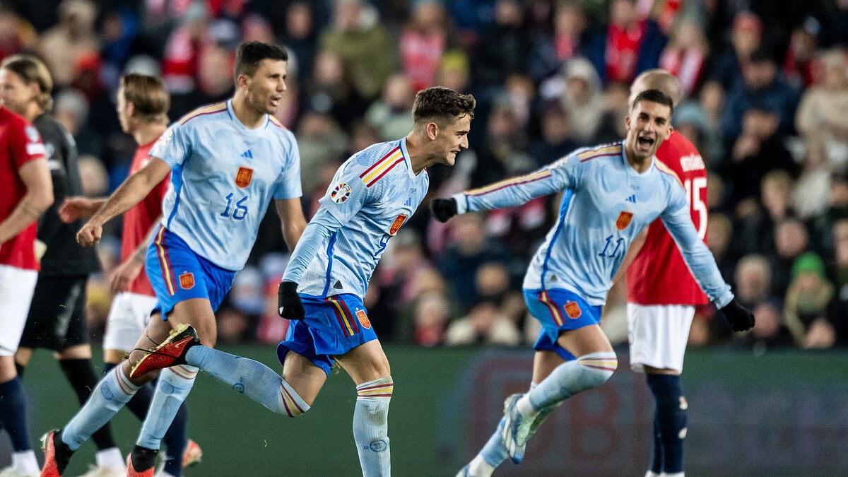 La selección española se clasifica para la Eurocopa al vencer a Noruega (0-1)