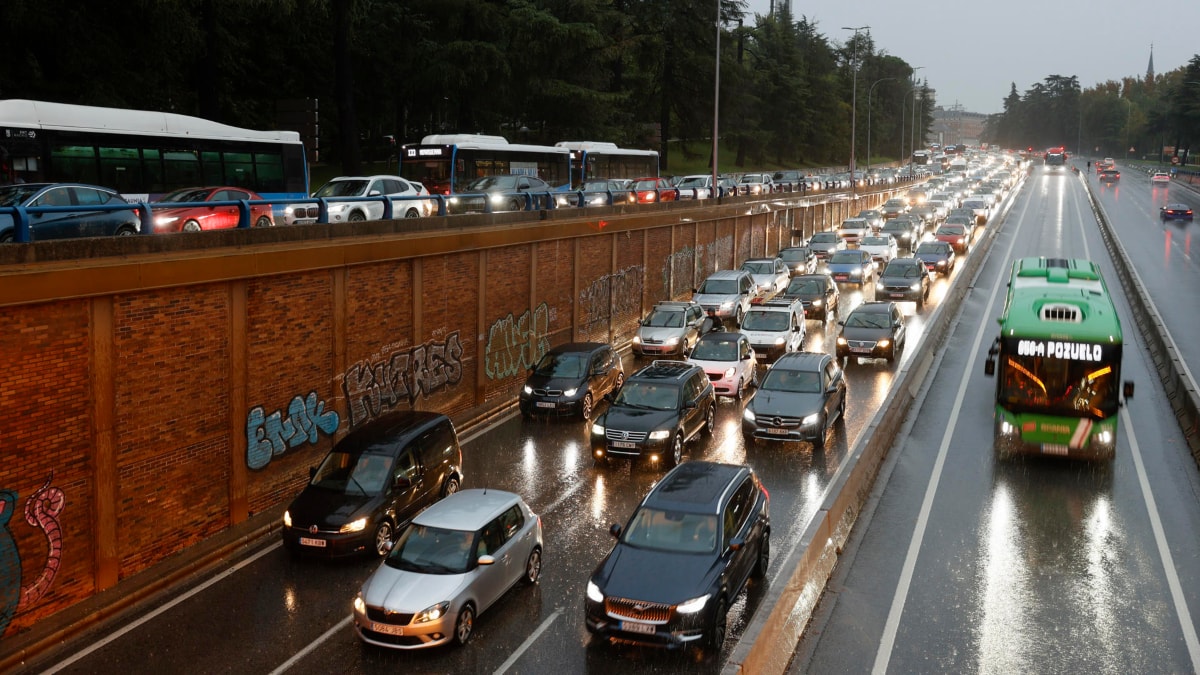 Madrid registra su récord histórico de lluvias en un día desde que hay datos