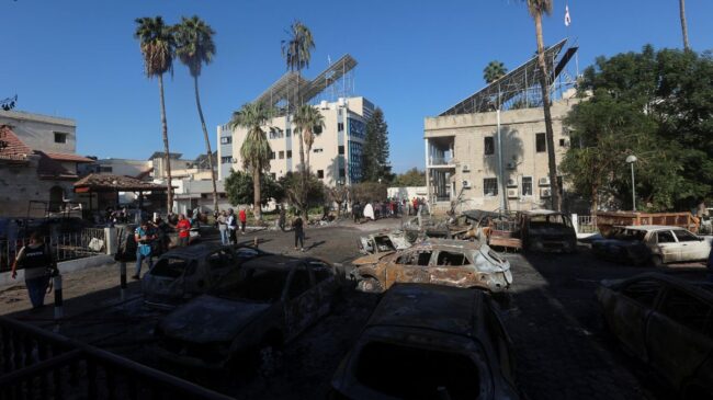 El bombardeo al hospital Al-Ahli de Gaza, en imágenes