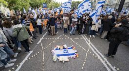 Una concentración frente al Congreso pide la libertad de los israelíes retenidos por Hamás