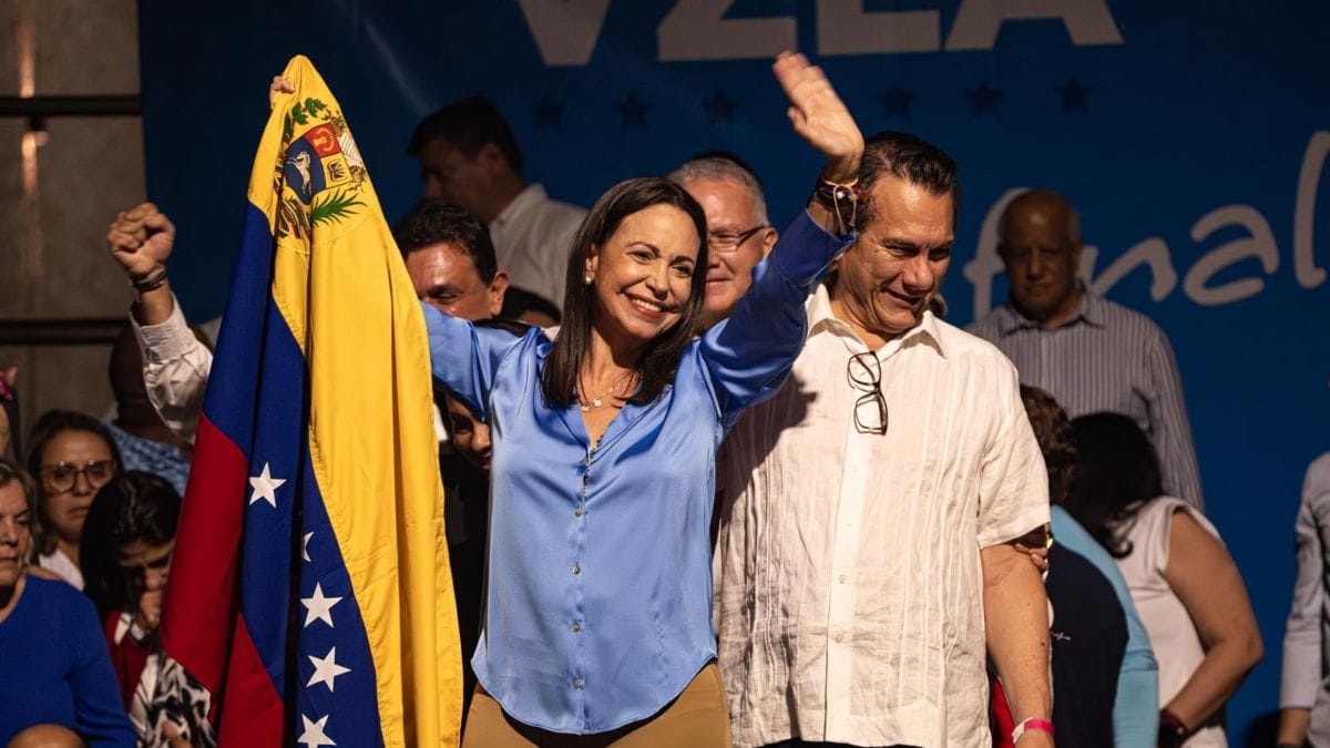 La candidata opositora venezolana agradece el apoyo de Feijóo: «Contamos contigo»