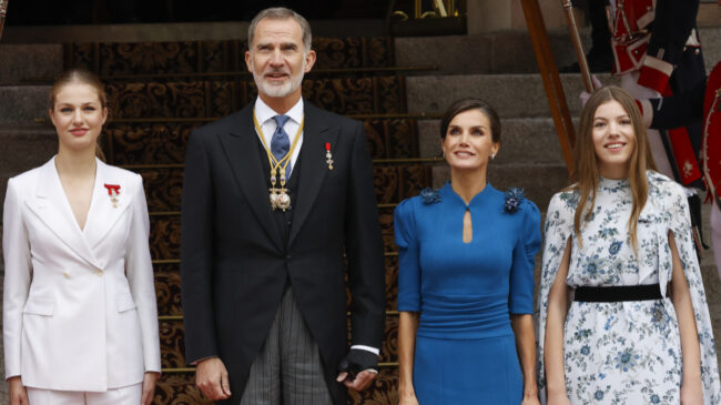 La reina Letizia triunfa con un vestido de Carolina Herrera que ya lució hace un año