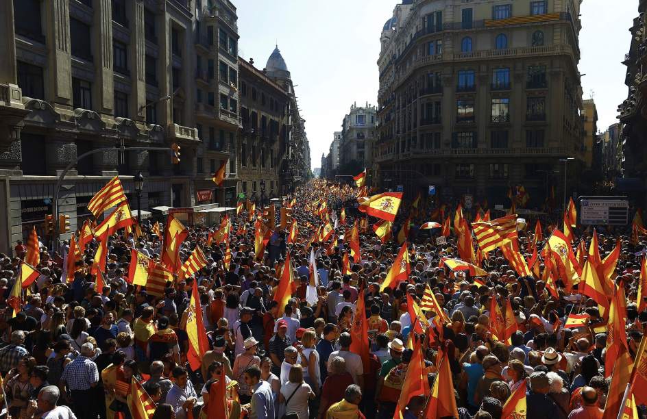 Manifestación del 8 de octubre en Barcelona