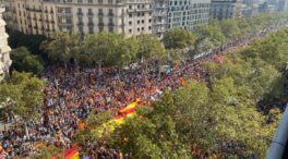La manifestación del 8 de octubre en Barcelona contra la amnistía, en imágenes
