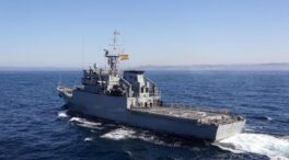 Dos buques rusos de guerra navegan frente a Galicia escoltados por un patrullero español