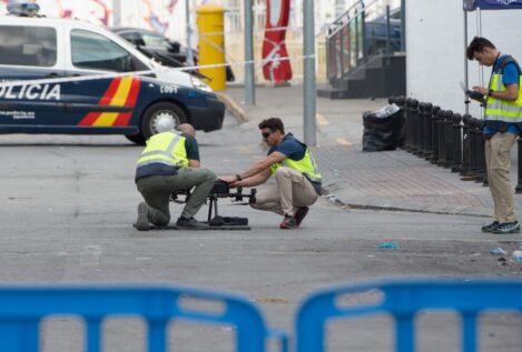 La Policía apunta a que el incendio de las discos de Murcia lo originó una  máquina de fuego frío