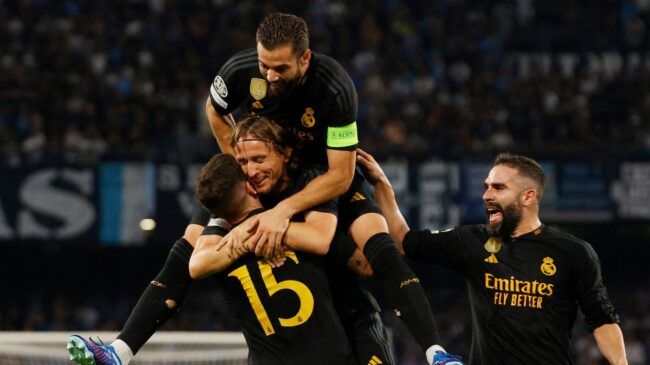 El Real Madrid vence en su primer gran examen europeo y se coloca líder de su grupo