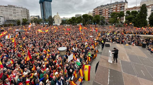 Vox y PP congregan a miles de personas en Madrid y Málaga contra la amnistía