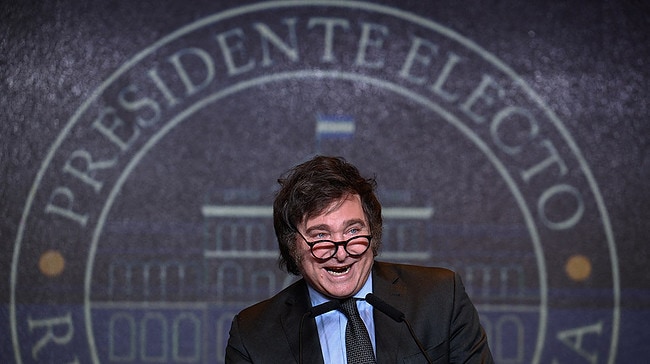 La victoria de Milei en las elecciones argentinas, en imágenes