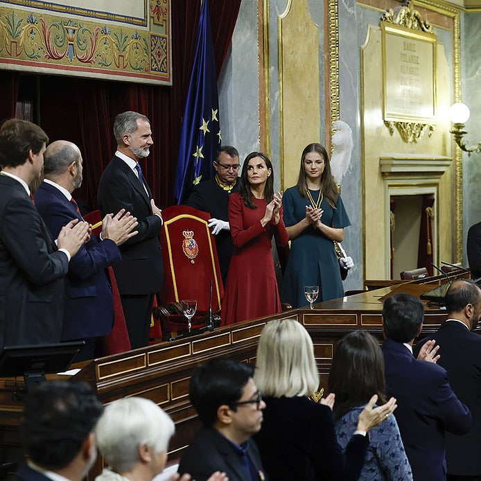 Las reacciones al discurso del Rey: apoyo del PP, silencio del PSOE y críticas de Podemos