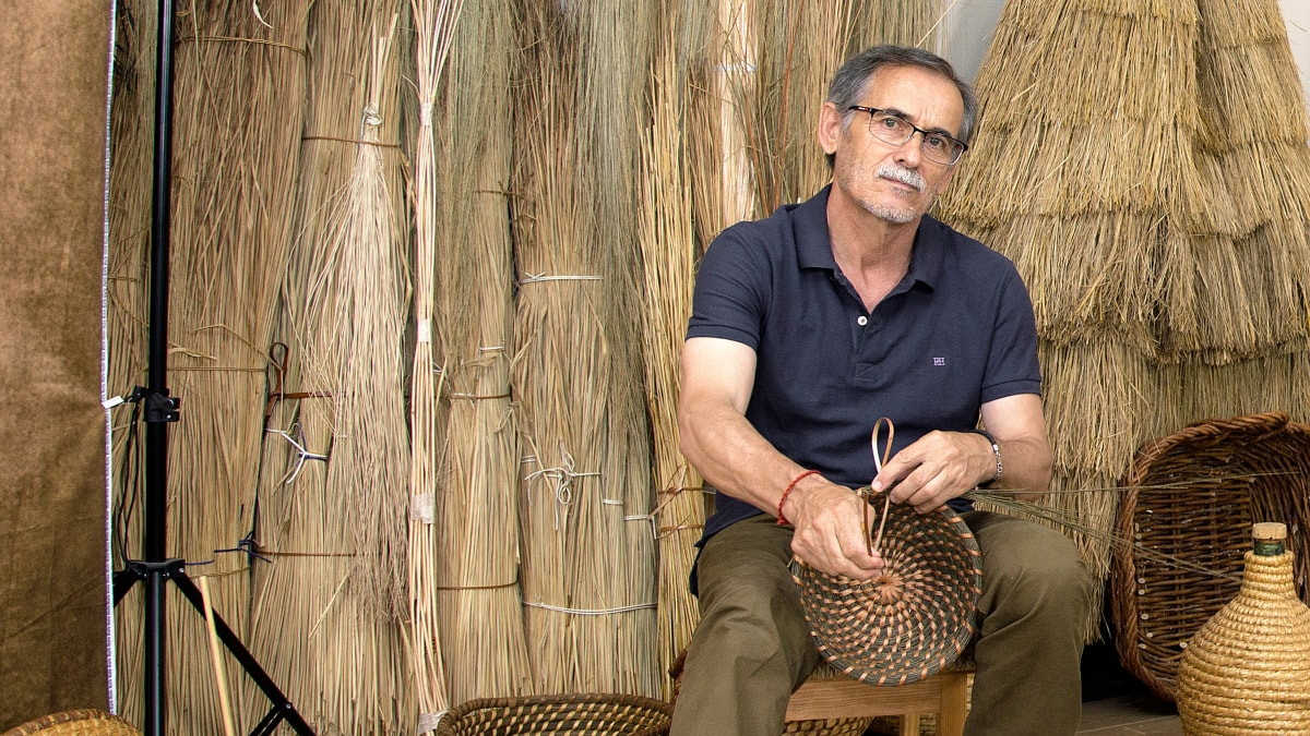 Álvaro M. Leiro, un cesteiro de lujo