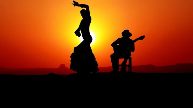 Flamenco on fire