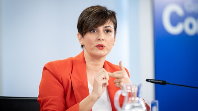 Isabel Rodríguez, ministra de Vivienda y Agenda Urbana en el Gobierno de Sánchez